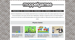 Desktop Screenshot of moppetgames.com